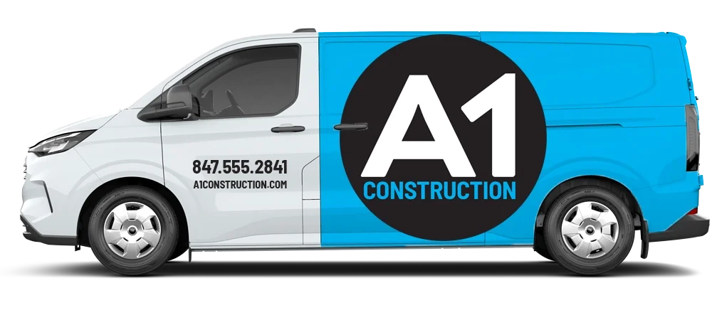 Commercial Graphics Van Partial Wrap