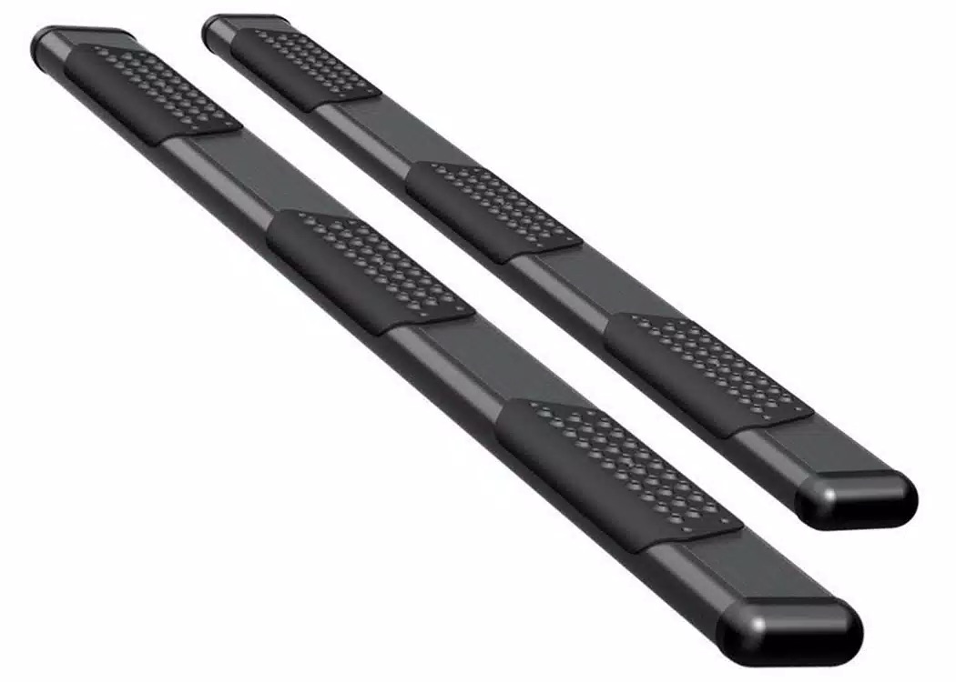 Luverne O-Mega II Black Wheel to Wheel Running Boards