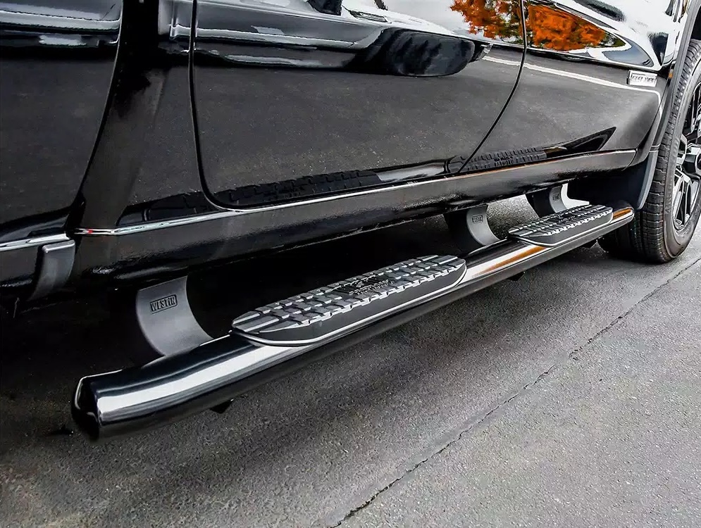 Westin Pro Traxx 4 inch Black Oval Nerf Bars
